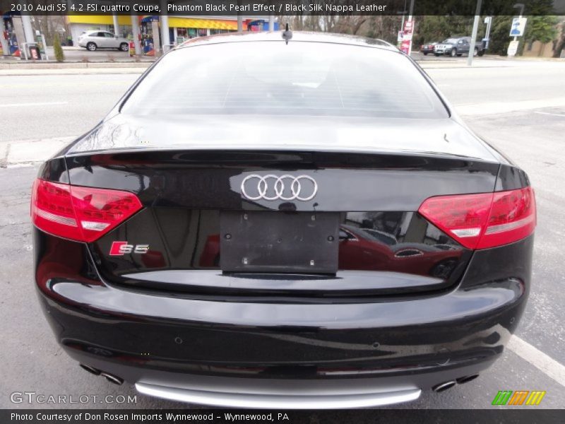 Phantom Black Pearl Effect / Black Silk Nappa Leather 2010 Audi S5 4.2 FSI quattro Coupe