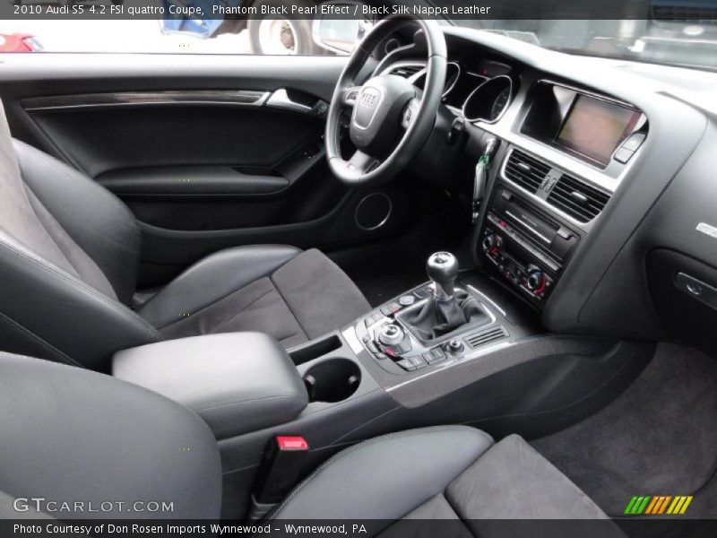 Phantom Black Pearl Effect / Black Silk Nappa Leather 2010 Audi S5 4.2 FSI quattro Coupe