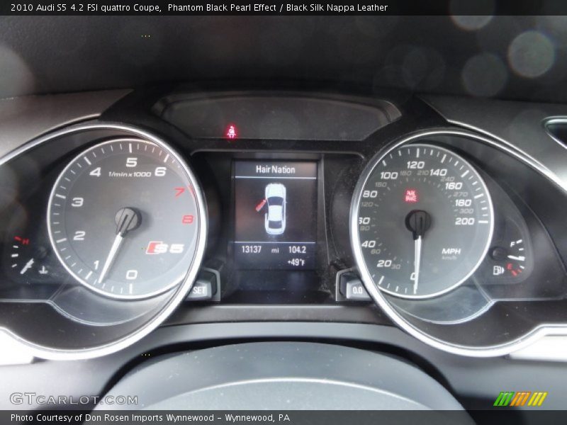 Phantom Black Pearl Effect / Black Silk Nappa Leather 2010 Audi S5 4.2 FSI quattro Coupe