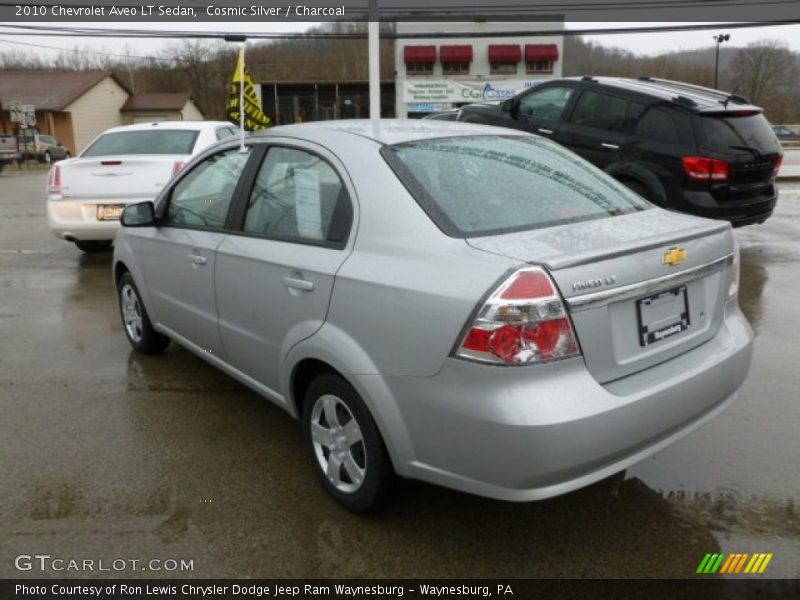 Cosmic Silver / Charcoal 2010 Chevrolet Aveo LT Sedan