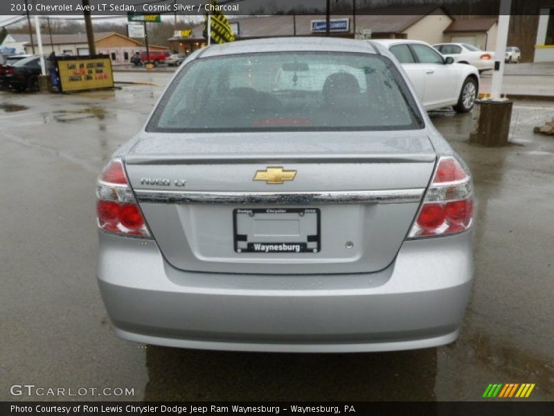 Cosmic Silver / Charcoal 2010 Chevrolet Aveo LT Sedan