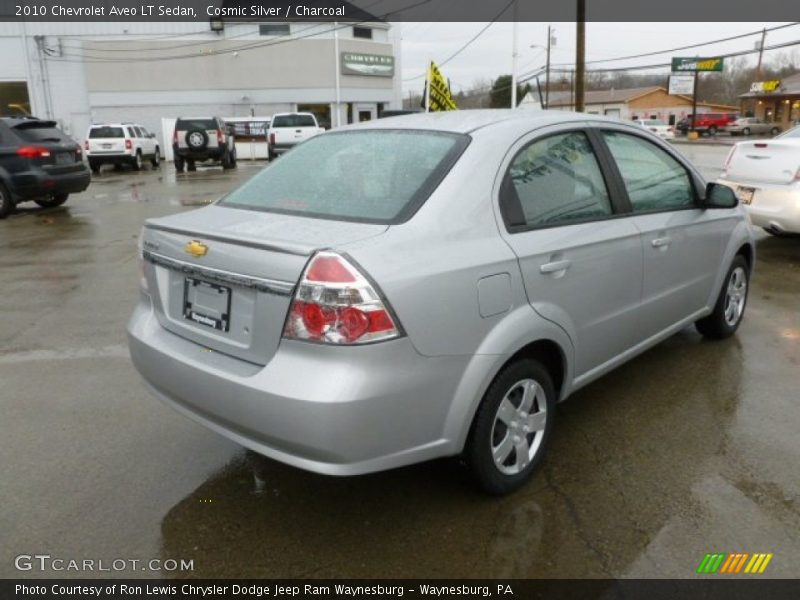 Cosmic Silver / Charcoal 2010 Chevrolet Aveo LT Sedan