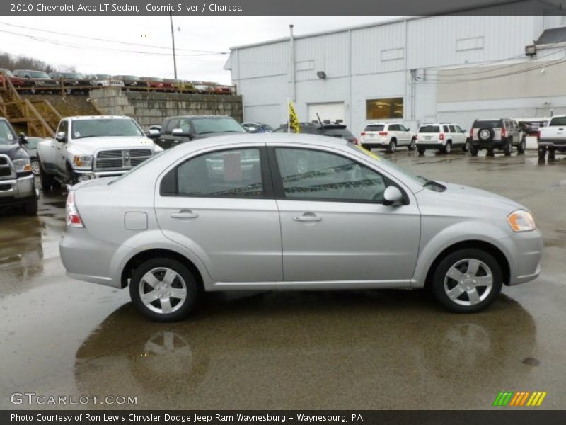 Cosmic Silver / Charcoal 2010 Chevrolet Aveo LT Sedan
