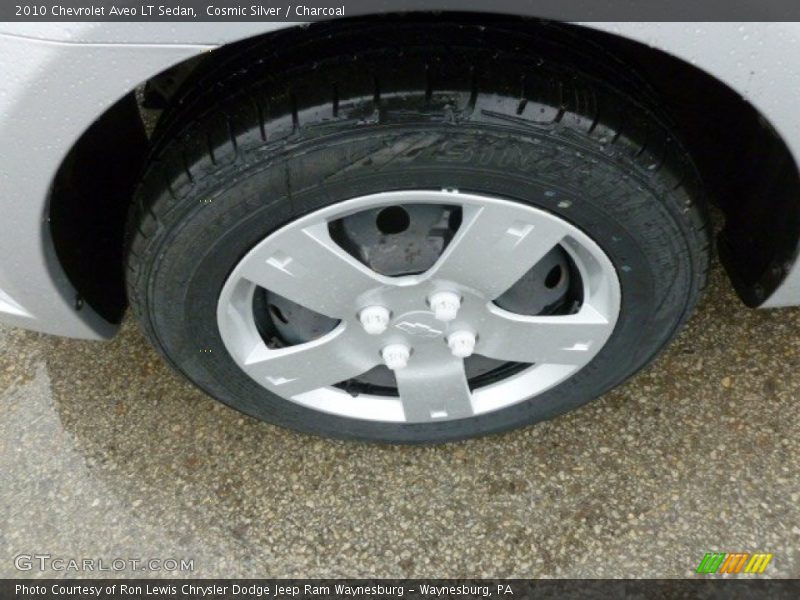 Cosmic Silver / Charcoal 2010 Chevrolet Aveo LT Sedan