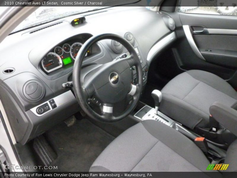 Cosmic Silver / Charcoal 2010 Chevrolet Aveo LT Sedan