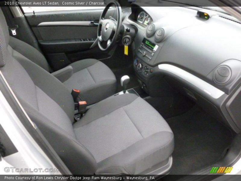 Cosmic Silver / Charcoal 2010 Chevrolet Aveo LT Sedan