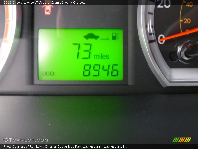 Cosmic Silver / Charcoal 2010 Chevrolet Aveo LT Sedan