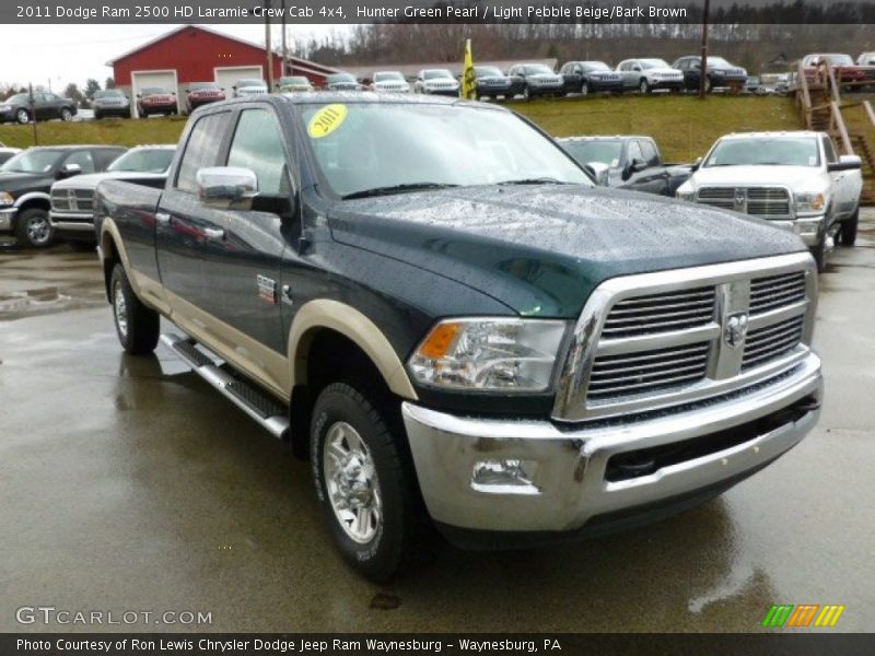Front 3/4 View of 2011 Ram 2500 HD Laramie Crew Cab 4x4