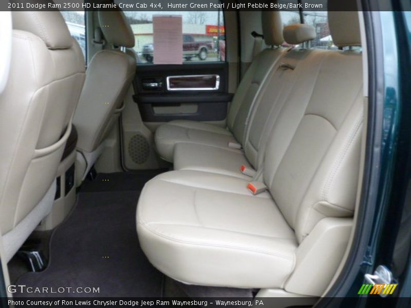 Rear Seat of 2011 Ram 2500 HD Laramie Crew Cab 4x4