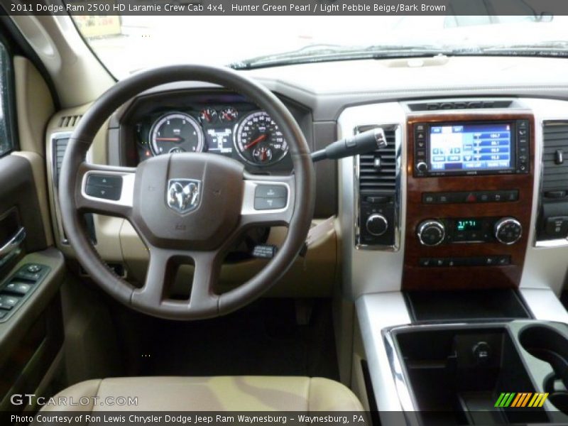 Dashboard of 2011 Ram 2500 HD Laramie Crew Cab 4x4