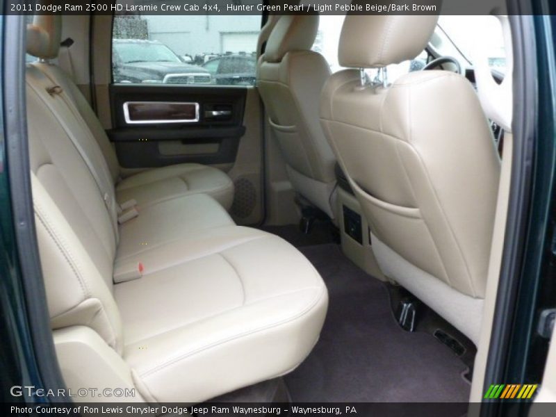 Hunter Green Pearl / Light Pebble Beige/Bark Brown 2011 Dodge Ram 2500 HD Laramie Crew Cab 4x4