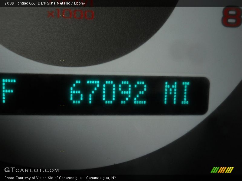 Dark Slate Metallic / Ebony 2009 Pontiac G5