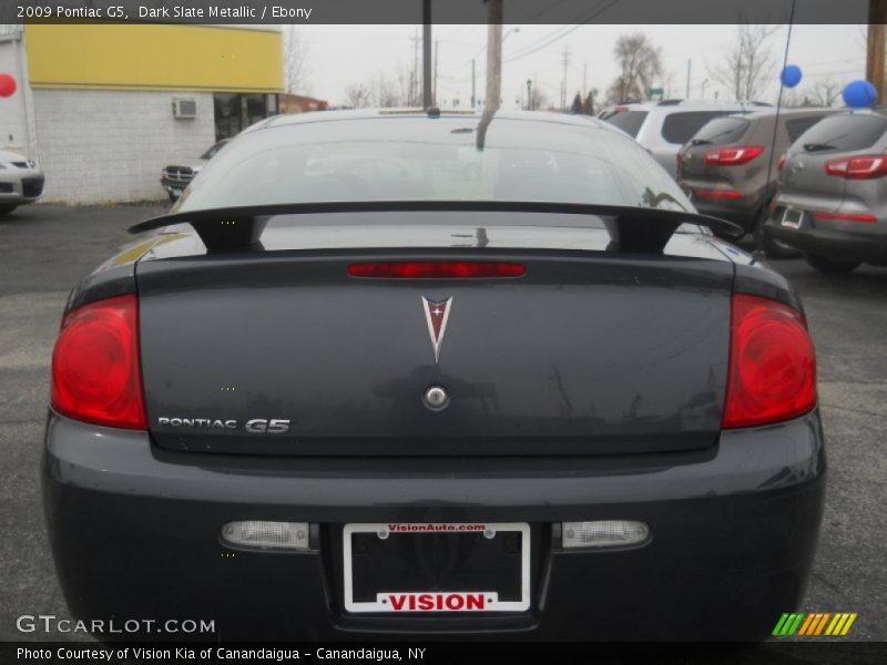 Dark Slate Metallic / Ebony 2009 Pontiac G5