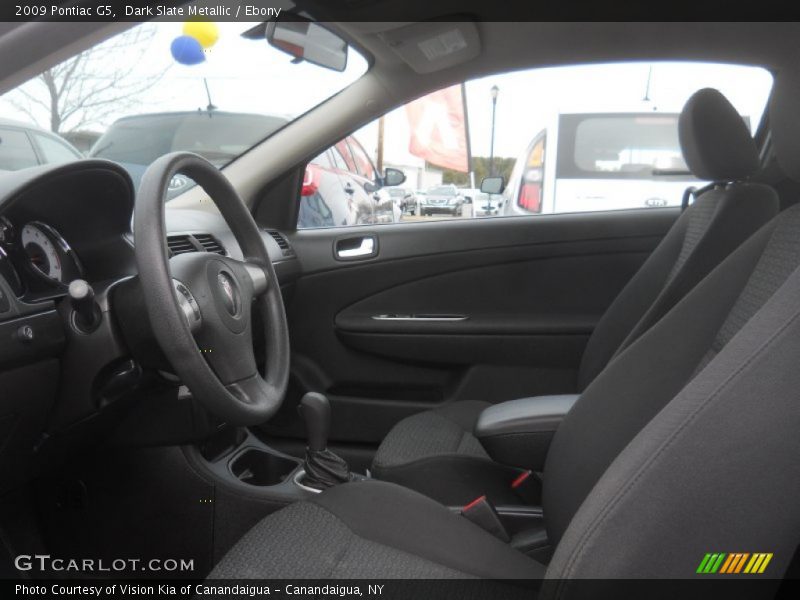Dark Slate Metallic / Ebony 2009 Pontiac G5