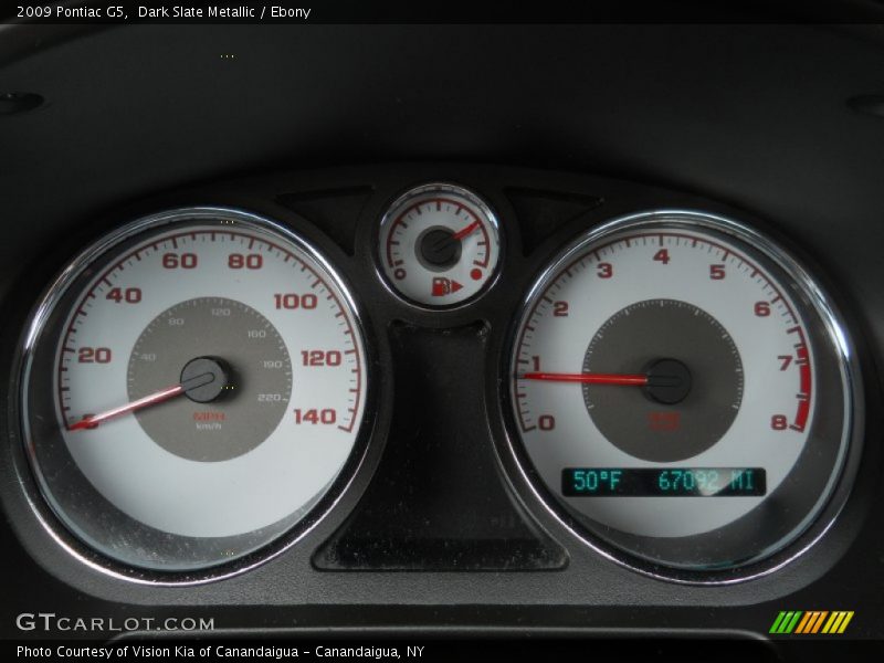 Dark Slate Metallic / Ebony 2009 Pontiac G5