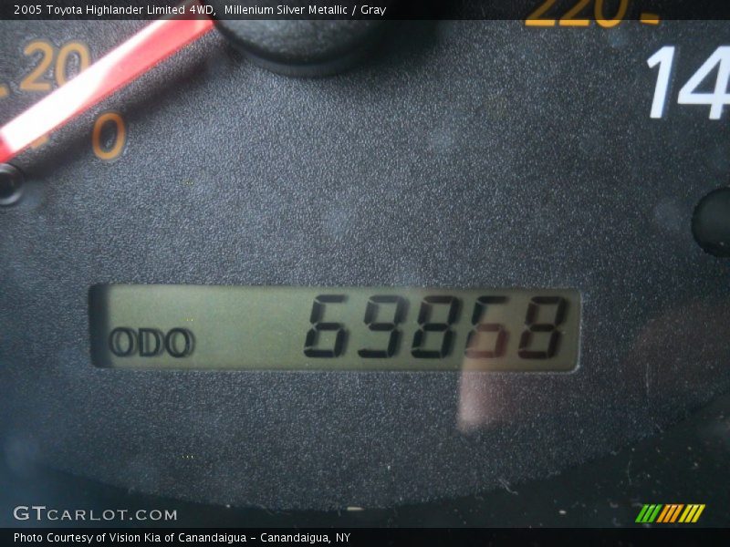Millenium Silver Metallic / Gray 2005 Toyota Highlander Limited 4WD