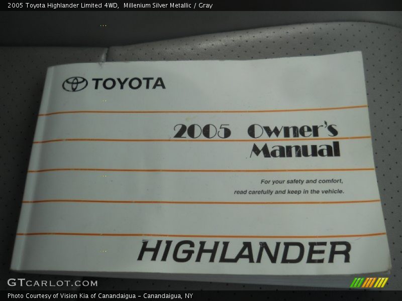 Millenium Silver Metallic / Gray 2005 Toyota Highlander Limited 4WD