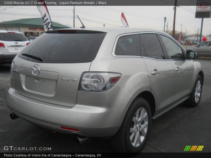 Liquid Platinum Metallic / Black 2008 Mazda CX-7 Grand Touring