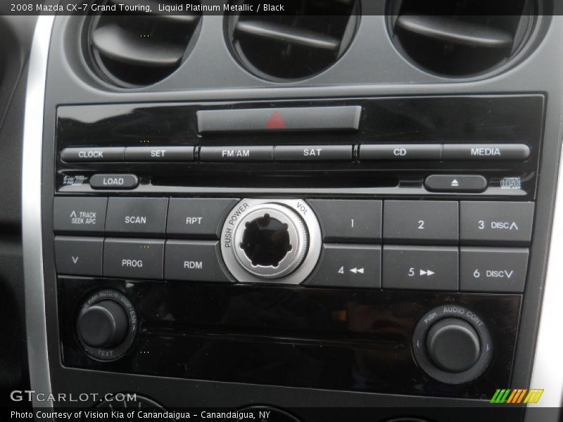 Liquid Platinum Metallic / Black 2008 Mazda CX-7 Grand Touring