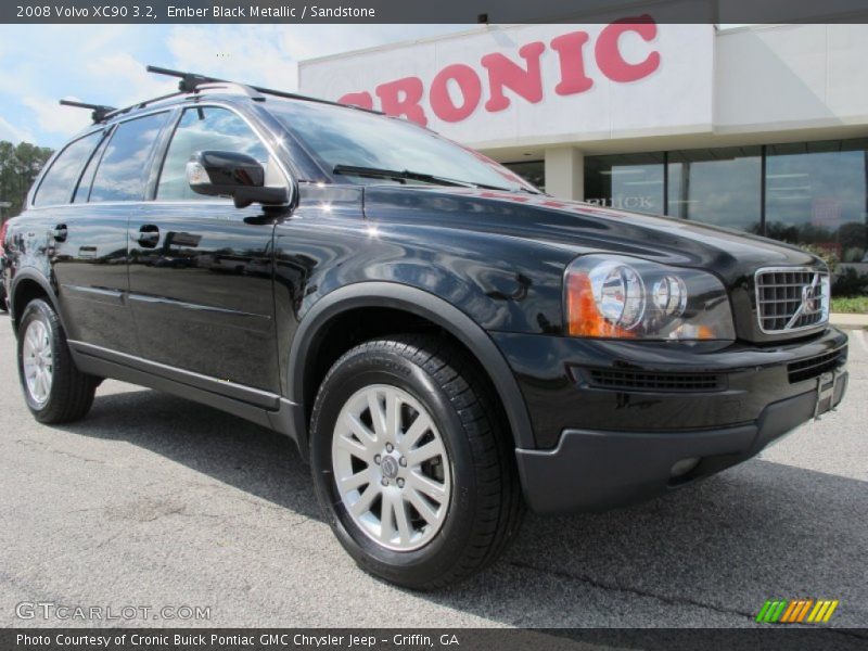 Ember Black Metallic / Sandstone 2008 Volvo XC90 3.2