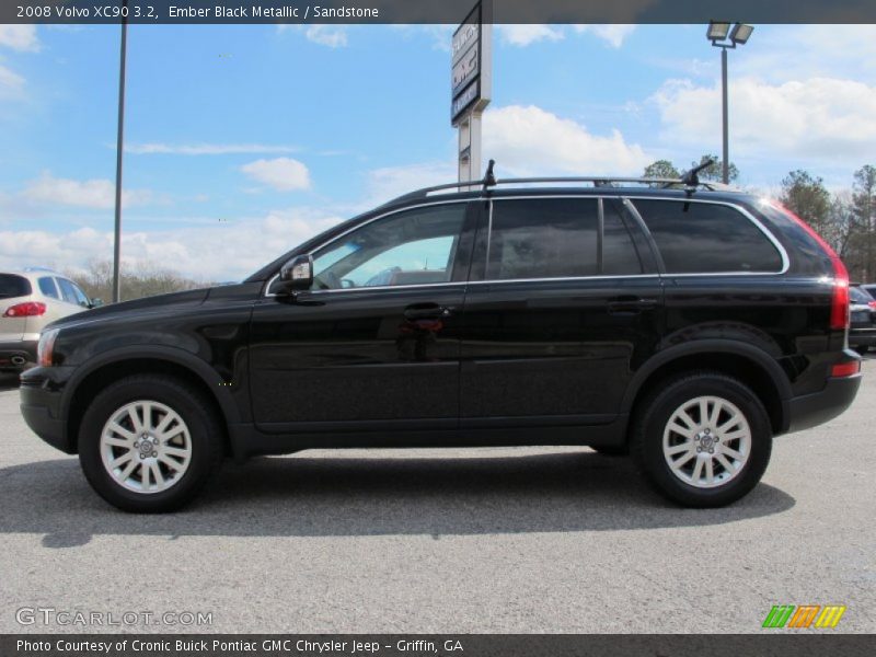 Ember Black Metallic / Sandstone 2008 Volvo XC90 3.2