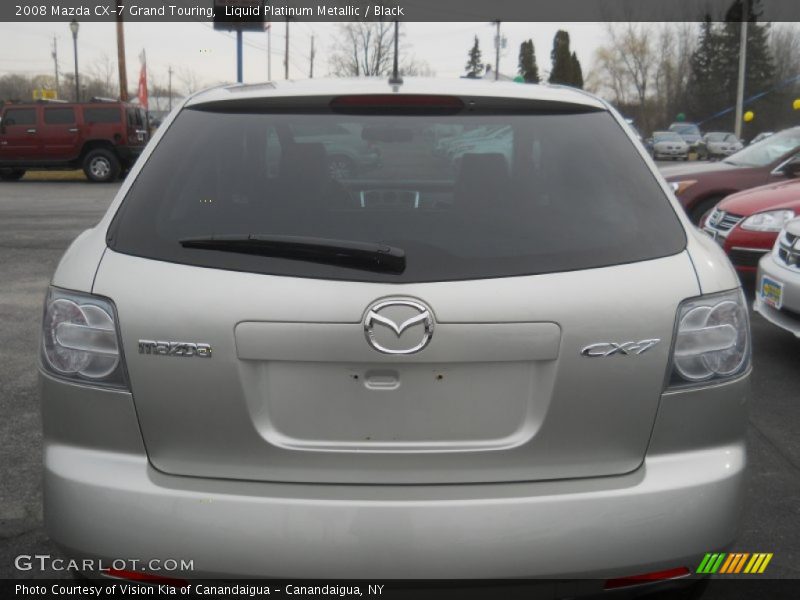 Liquid Platinum Metallic / Black 2008 Mazda CX-7 Grand Touring