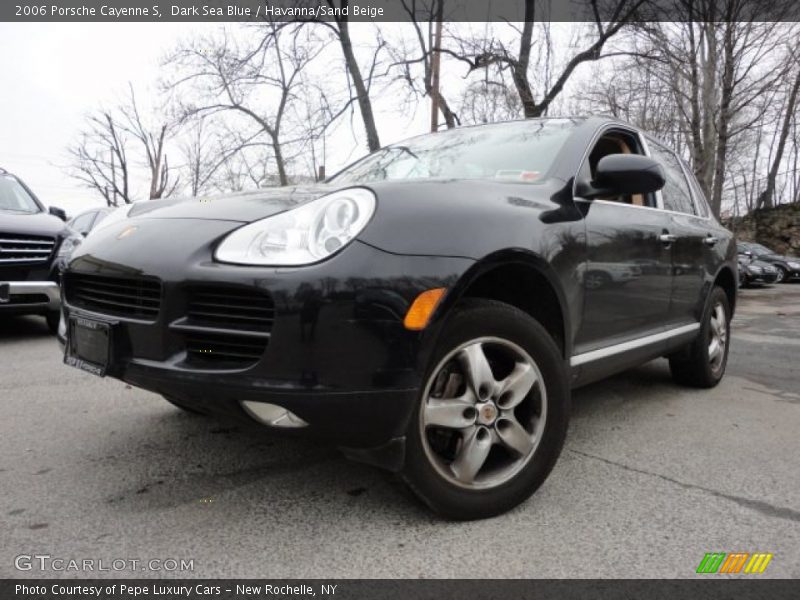 Dark Sea Blue / Havanna/Sand Beige 2006 Porsche Cayenne S