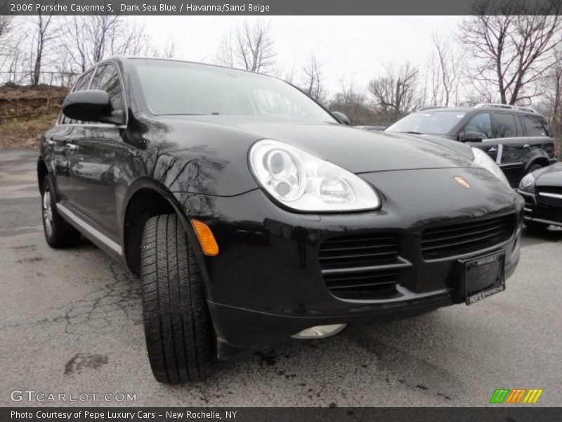 Dark Sea Blue / Havanna/Sand Beige 2006 Porsche Cayenne S