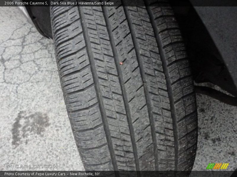 Dark Sea Blue / Havanna/Sand Beige 2006 Porsche Cayenne S