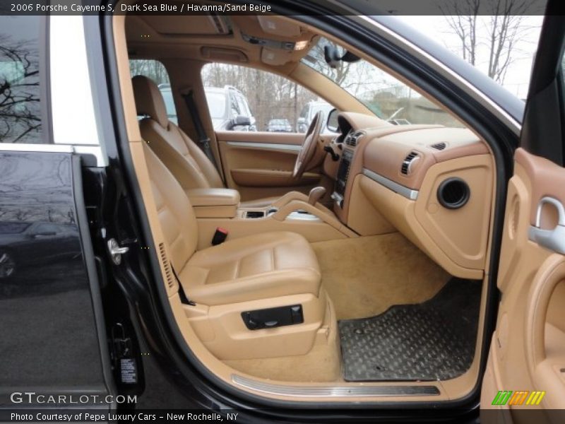 Dark Sea Blue / Havanna/Sand Beige 2006 Porsche Cayenne S