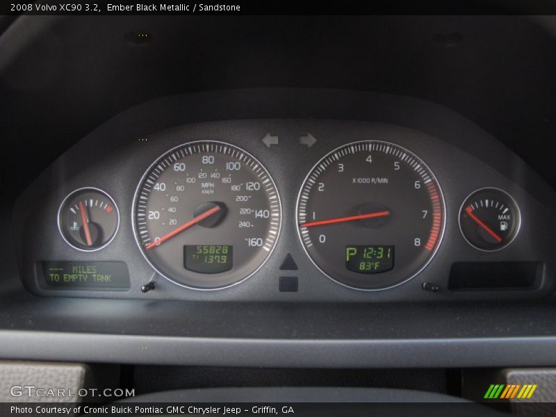 Ember Black Metallic / Sandstone 2008 Volvo XC90 3.2