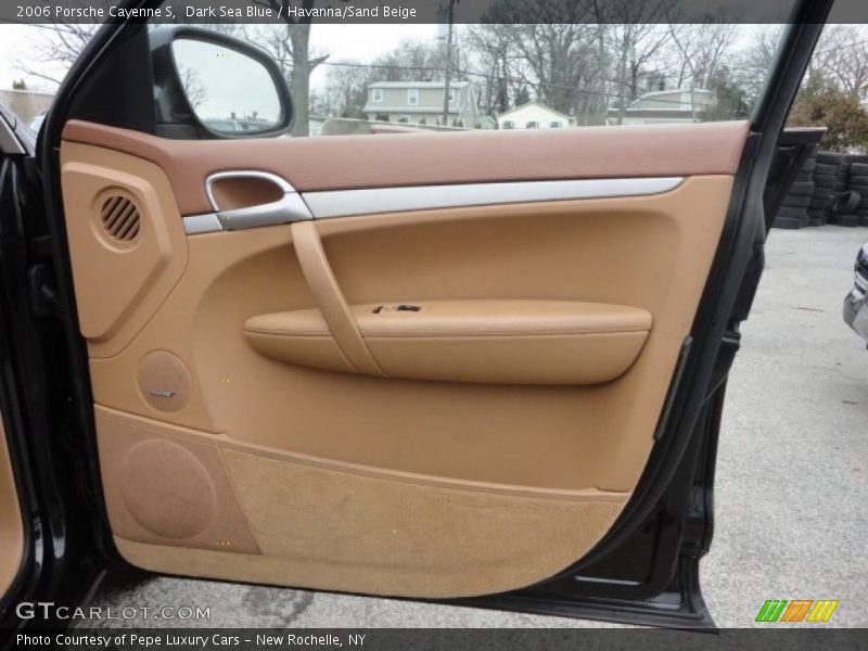 Dark Sea Blue / Havanna/Sand Beige 2006 Porsche Cayenne S