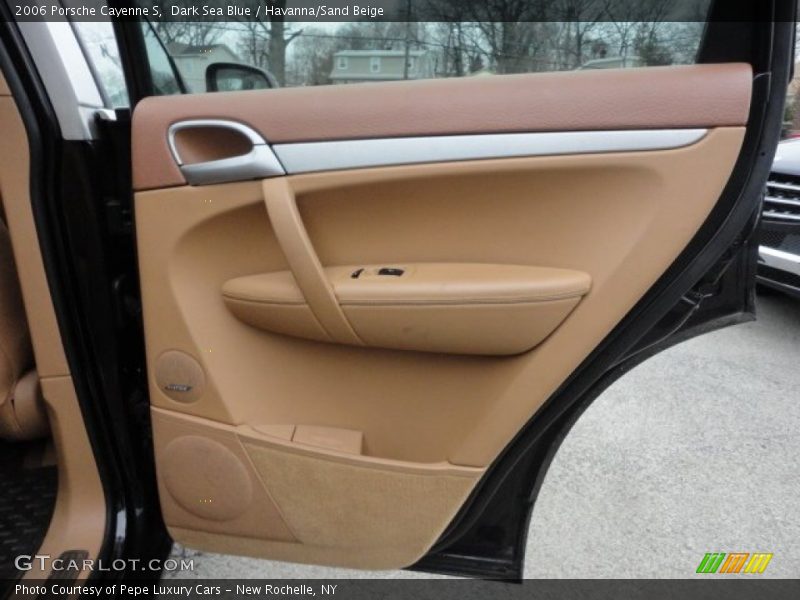 Dark Sea Blue / Havanna/Sand Beige 2006 Porsche Cayenne S