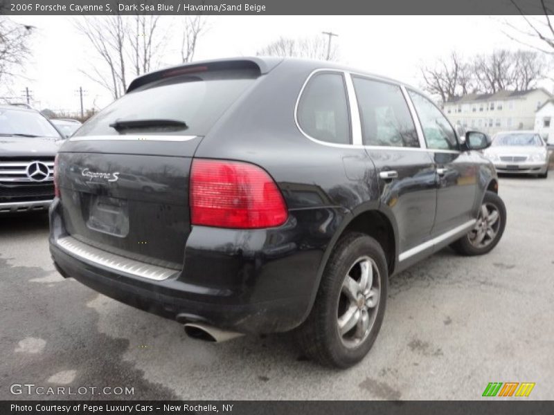 Dark Sea Blue / Havanna/Sand Beige 2006 Porsche Cayenne S
