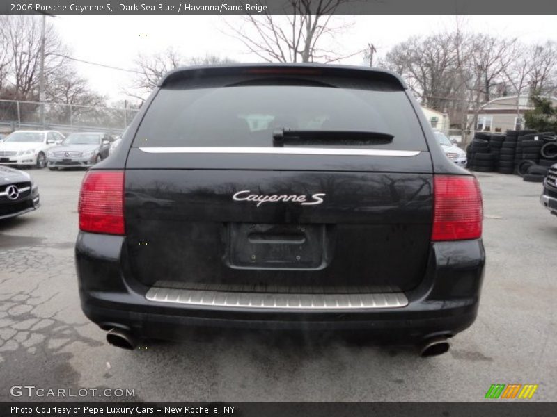 Dark Sea Blue / Havanna/Sand Beige 2006 Porsche Cayenne S