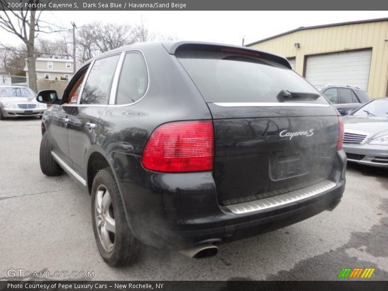 Dark Sea Blue / Havanna/Sand Beige 2006 Porsche Cayenne S