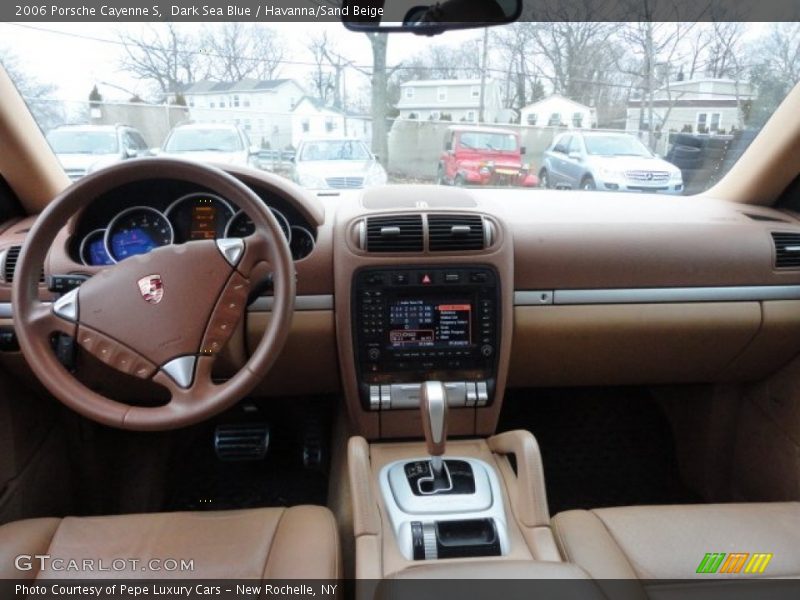 Dark Sea Blue / Havanna/Sand Beige 2006 Porsche Cayenne S