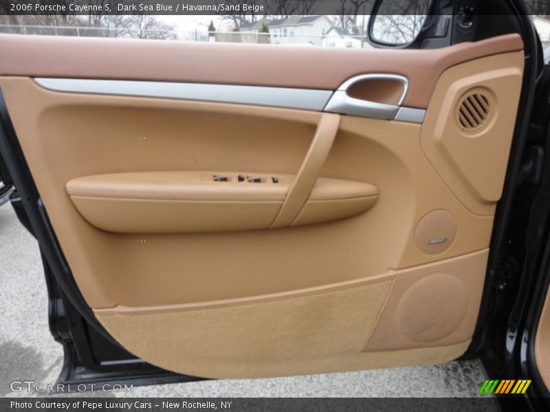 Dark Sea Blue / Havanna/Sand Beige 2006 Porsche Cayenne S