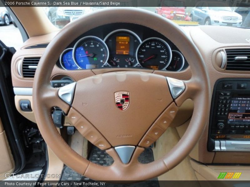 Dark Sea Blue / Havanna/Sand Beige 2006 Porsche Cayenne S