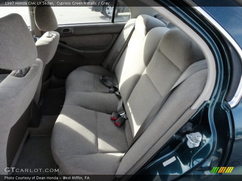 Cypress Green Metallic / Gray 1997 Honda Civic LX Sedan