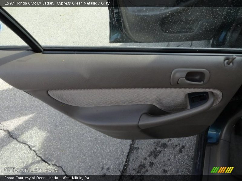 Cypress Green Metallic / Gray 1997 Honda Civic LX Sedan