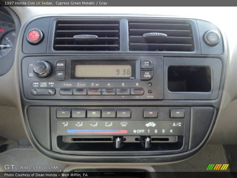 Controls of 1997 Civic LX Sedan