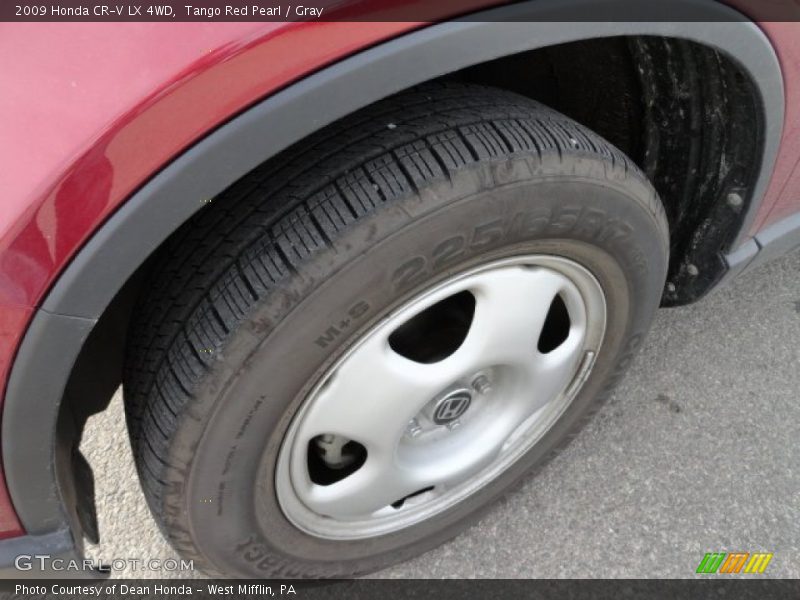 Tango Red Pearl / Gray 2009 Honda CR-V LX 4WD