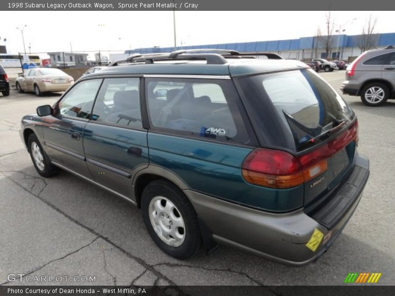 Spruce Pearl Metallic / Gray 1998 Subaru Legacy Outback Wagon