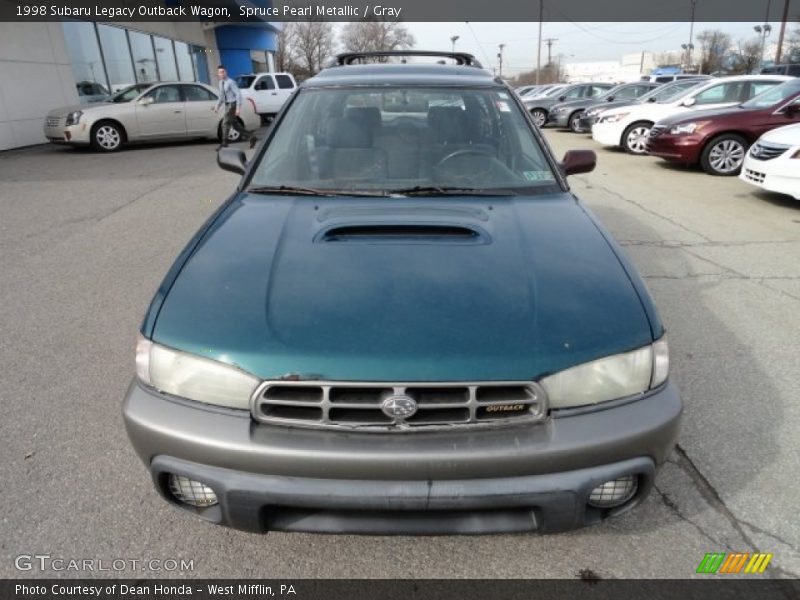 Spruce Pearl Metallic / Gray 1998 Subaru Legacy Outback Wagon