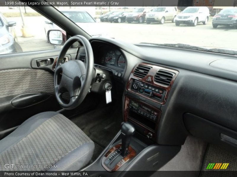 Spruce Pearl Metallic / Gray 1998 Subaru Legacy Outback Wagon