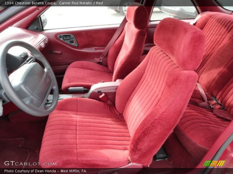  1994 Beretta Coupe Red Interior