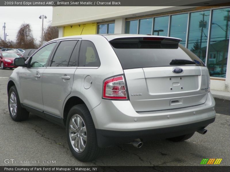 Brilliant Silver Metallic / Charcoal Black 2009 Ford Edge Limited AWD