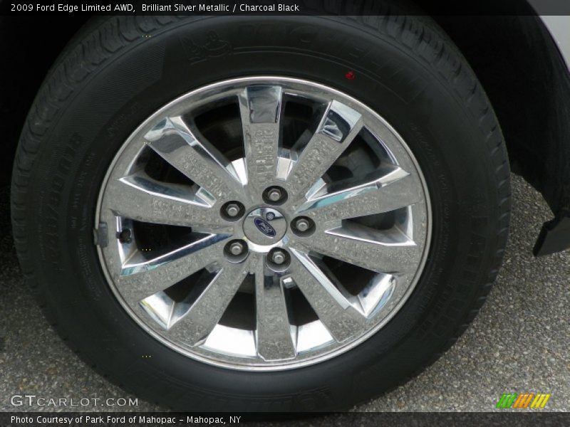 Brilliant Silver Metallic / Charcoal Black 2009 Ford Edge Limited AWD