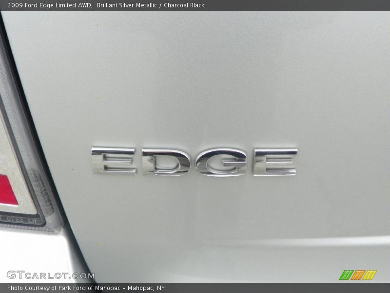 Brilliant Silver Metallic / Charcoal Black 2009 Ford Edge Limited AWD